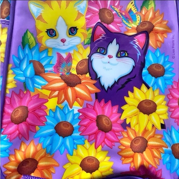 VTG Lisa Frank Sunflower Kittens mini backpack - PRICE FIRM!